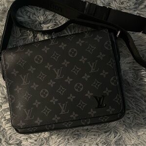 Louis Vuitton Dark Gray Monogram Messenger Bag